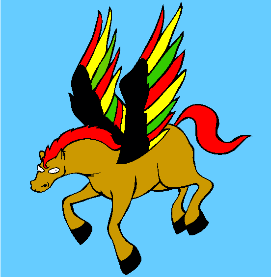 Pegasus Coloring Page