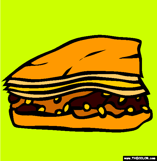 Baklava Coloring Page