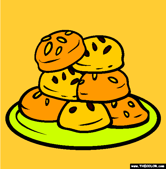 Balushahi Coloring Page
