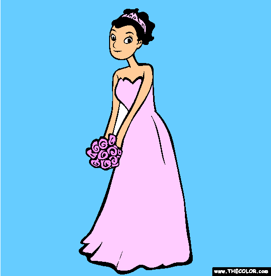 Quinceanera Coloring Page
