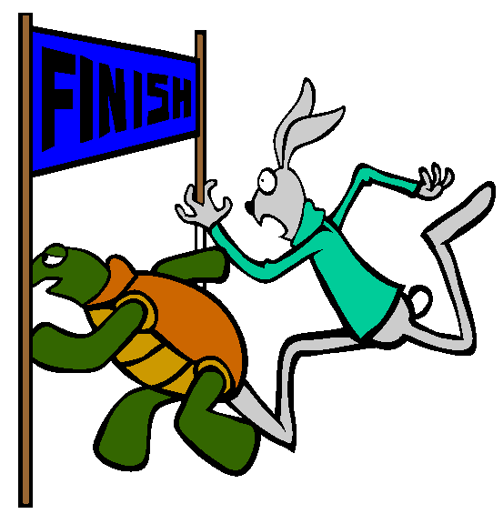 The Tortoise And The Hare Coloring Page