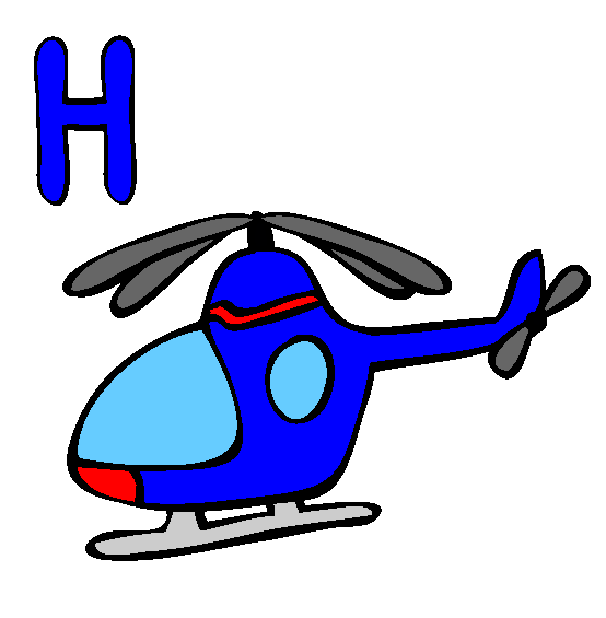 H Coloring Page