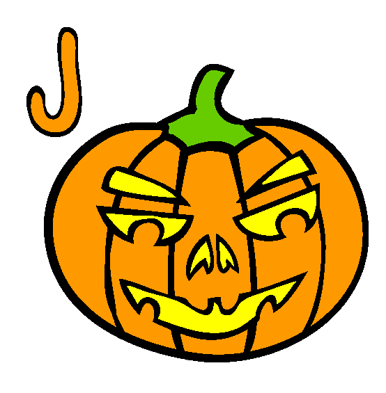 J Coloring Page