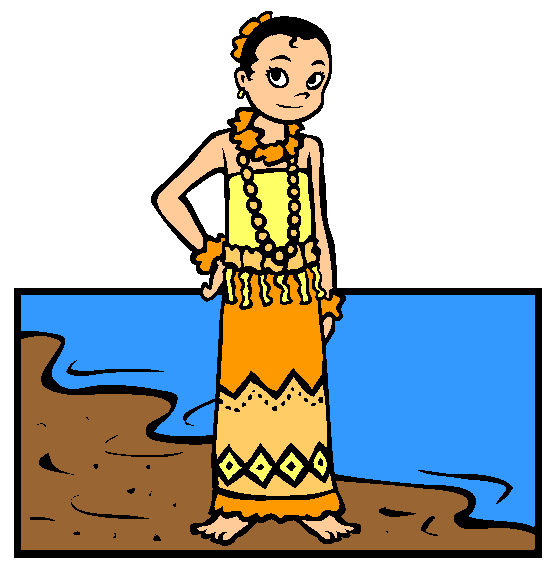 Samoa Coloring Page