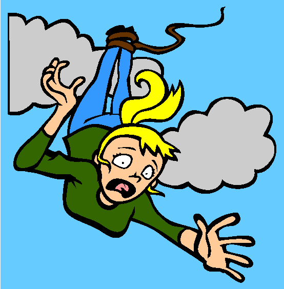 Bungee Jump Coloring Page