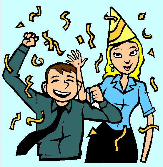 Partying Coloring Page