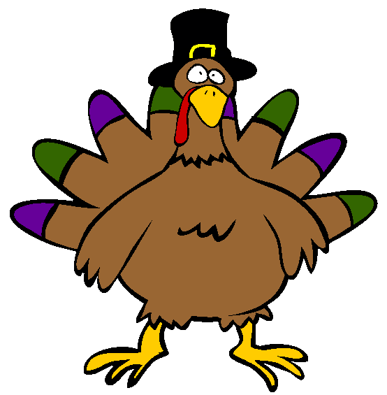 Thanksgiving Turkey Pilgrim Online Coloring Page