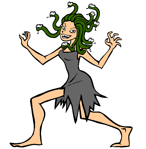 Medusa Coloring Page