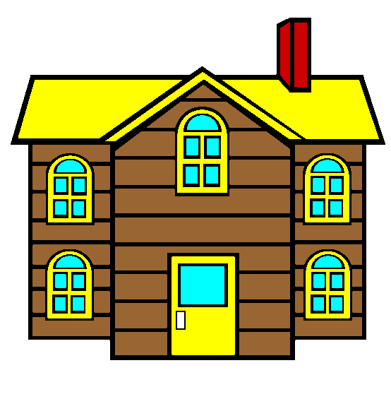 New Home Coloring Page