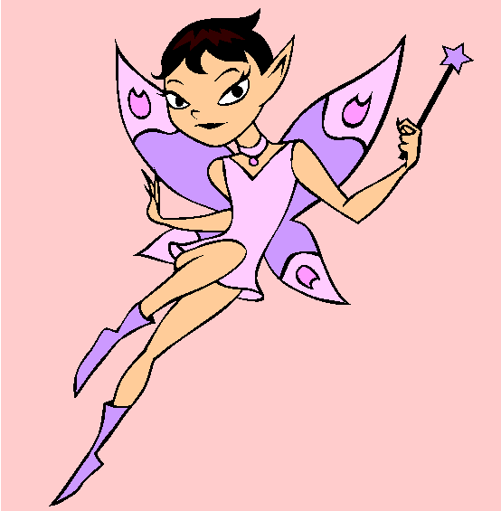 Flying Fairy Coloring Page