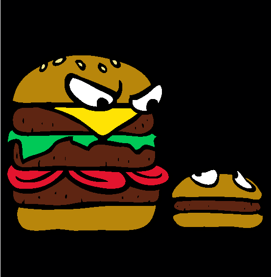 Burgers Coloring Page