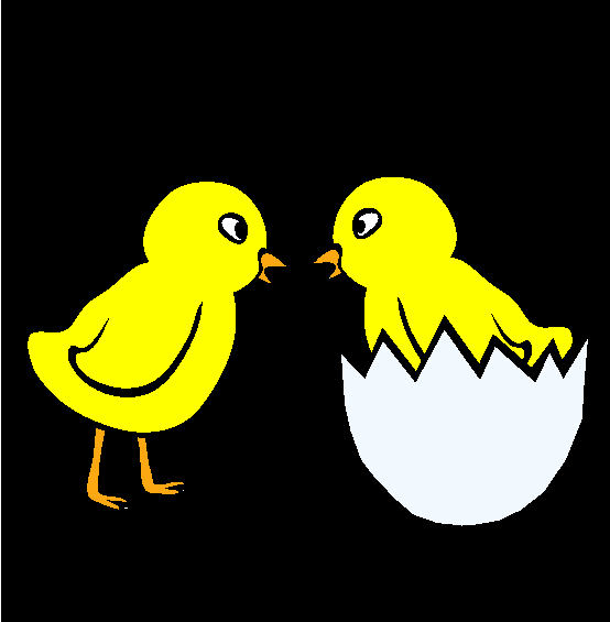 Chicks Coloring Page