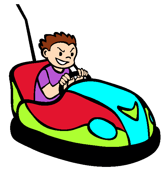 Bumper Car Coloring Page