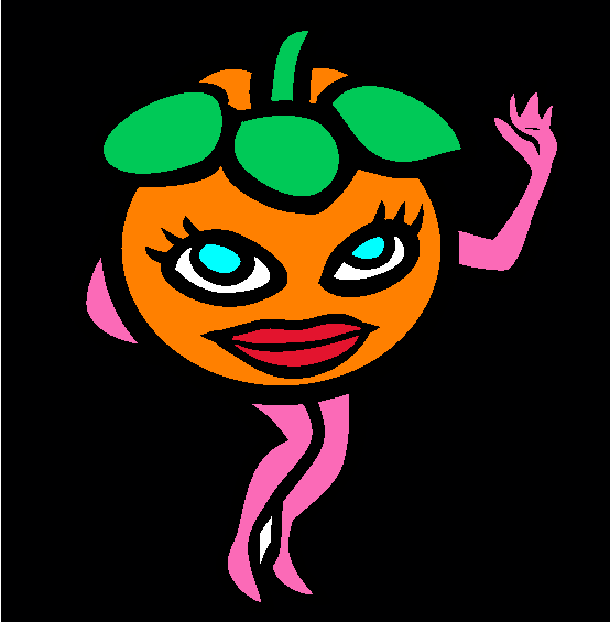 Mangosteen Coloring Page