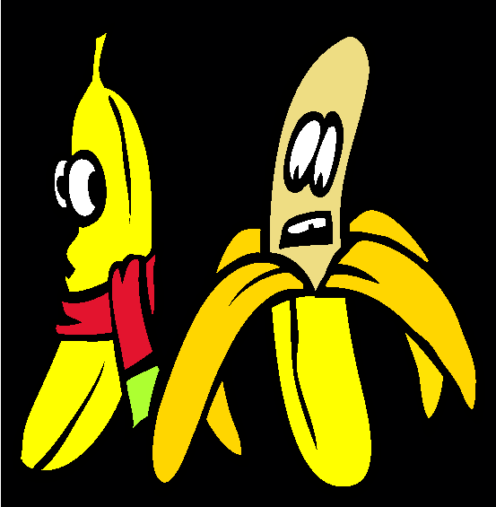 Banana Coloring Page