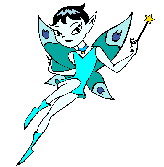 Flying Fairy Coloring Page