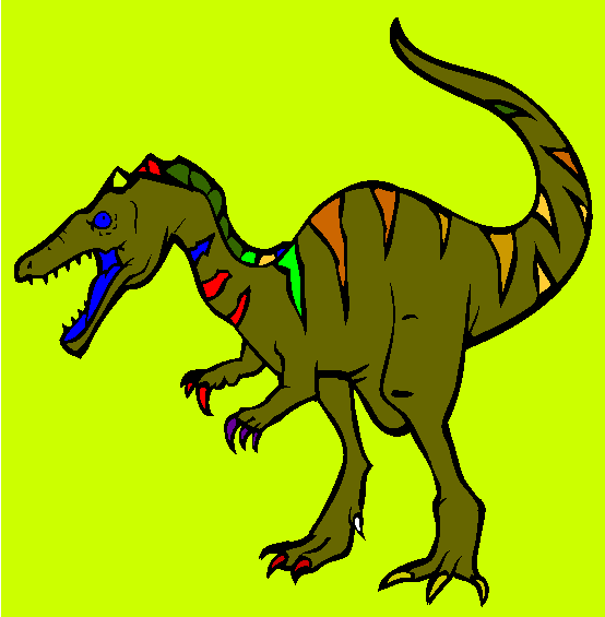 Baryonyx Coloring Page