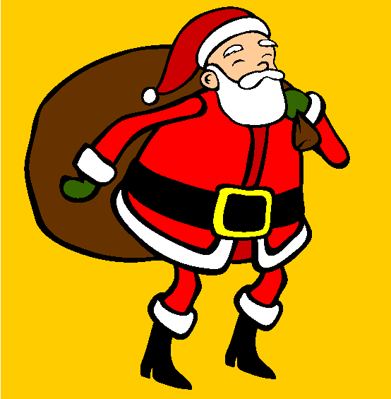 Santa Claus Christmas Coloring Page