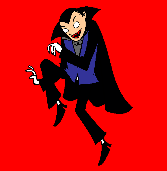 Dracula Coloring Page