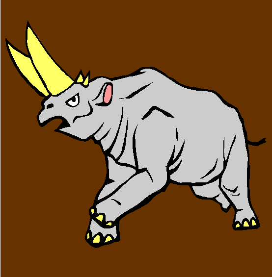 Arsinoitherium Coloring Page