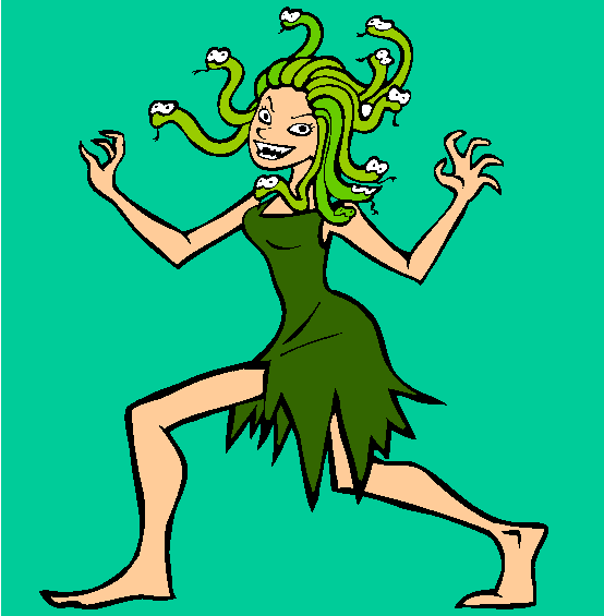 Medusa Coloring Page
