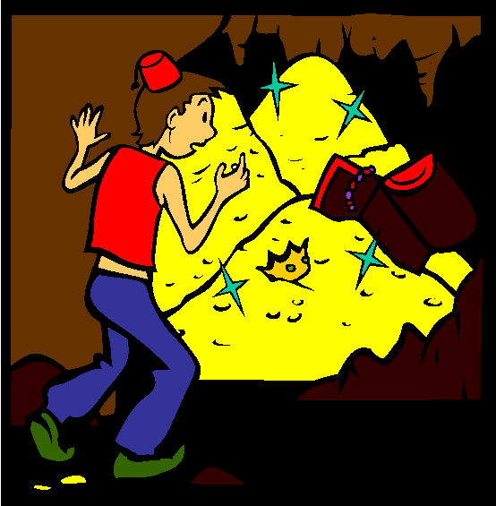 Ali Baba Coloring Page