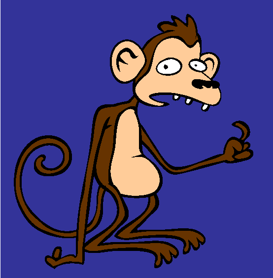 Year of the Monkey Coloring Page