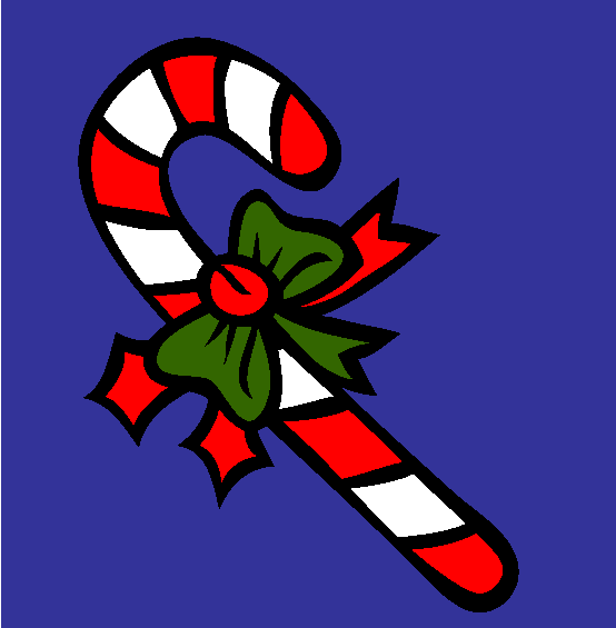 Candy Cane Coloring Page