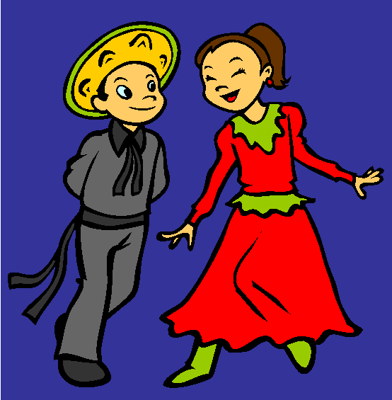 Latin Dance Coloring Page
