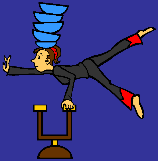 Balancing Act Coloring Page