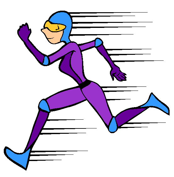 Speed Lass Coloring Page