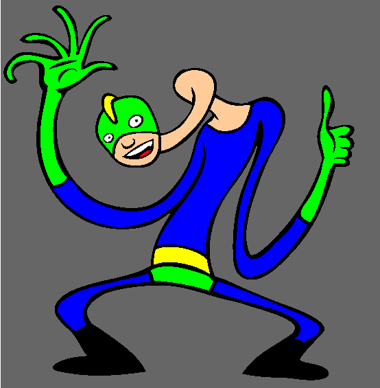 Stretch Boy Coloring Page