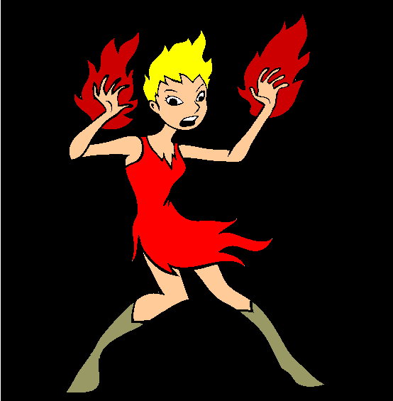 The Flame Coloring Page