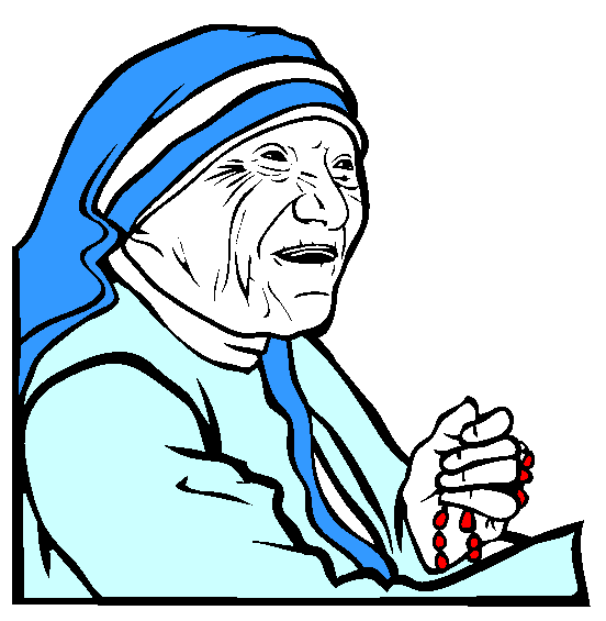 Mother Theresa Coloring Page