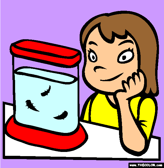 Sea Monkeys Coloring Page