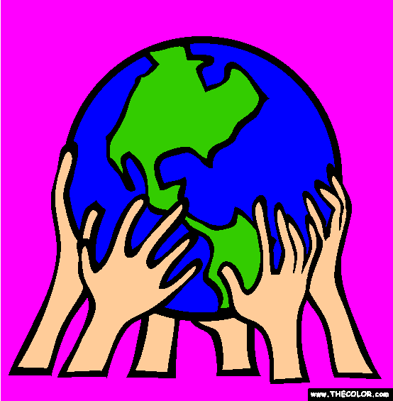 Our Planet Coloring Page