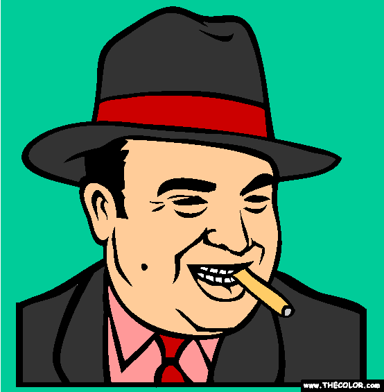 Al Capone Coloring Page