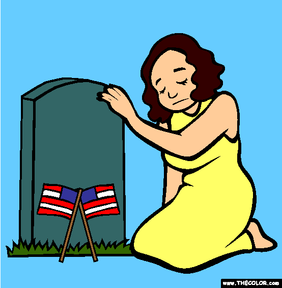 Remember our Fallen Hero Soldiers Coloring Page