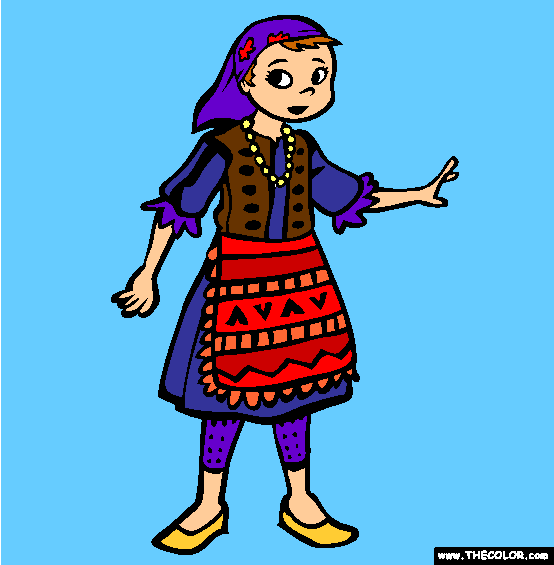 Hungary Coloring Page