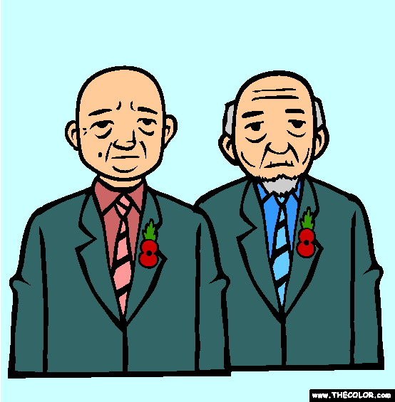 Wearing The Poppy Coloring Page