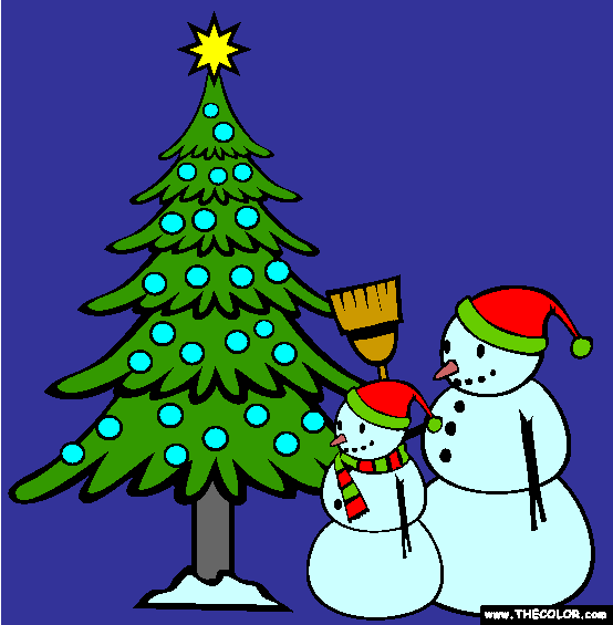 Christmas Coloring Page