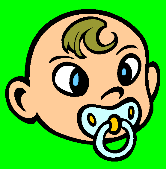 Binky Coloring Page