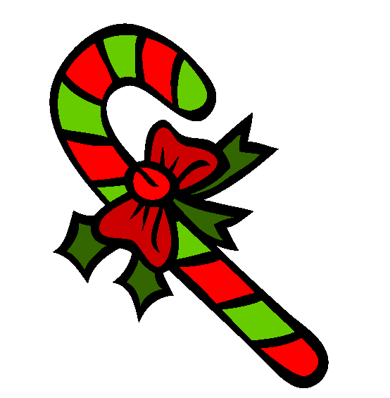Candy Cane Coloring Page