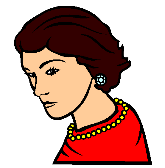 Coco Chanel Coloring Page