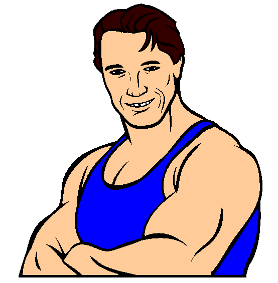 Arnold Schwarzenegger Coloring Page