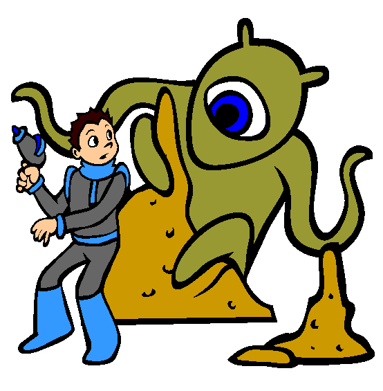 Scifi Coloring Page