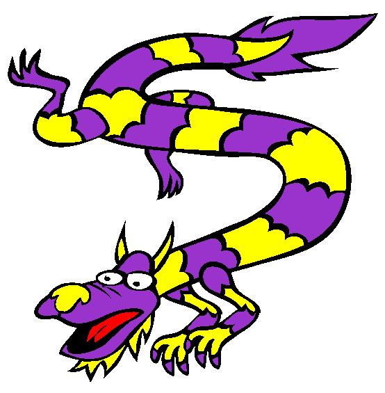 Year of the Dragon Coloring Page