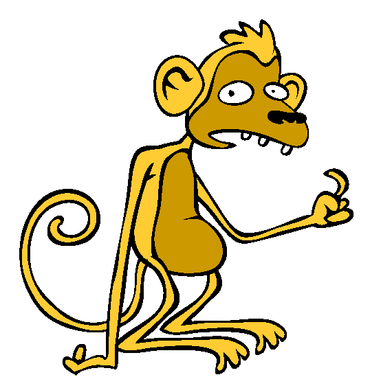 Year of the Monkey Coloring Page