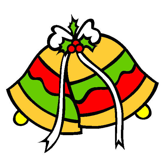 Christmas Silver Jingle Bells Online Coloring Page