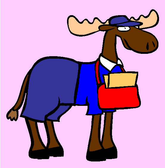 Mailmoose Coloring Page